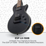 ESP LTD EC-257 - Black Satin with Stand, Tuner and Strings