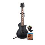 ESP LTD EC-257 - Black Satin with Stand, Tuner and Strings