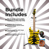 ESP LTD George Lynch GL-200MT - Tiger Stripe with Stand, Tuner and Strings
