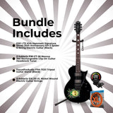 ESP LTD Kirk Hammett EKH-3 Spider 30th Anniversary (Black) with Accessories