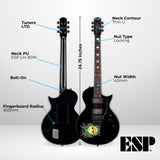 ESP LTD Kirk Hammett EKH-3 Spider 30th Anniversary (Black) with Accessories