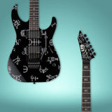 ESP LTD Kirk Hammett Signature Demonology - Black with Stand, Tuner and Strings