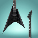 ESP LTD KH-V Kirk Hammett Signature Electric Guitar (Black) with Accessories