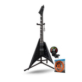 ESP LTD KH-V Kirk Hammett Signature Electric Guitar (Black) with Accessories