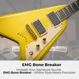 ESP LTD KH-V Kirk Hammett Signature Electric Guitar (Gold) with Accessories