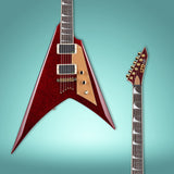 ESP LTD KH-V Kirk Hammett Signature Electric Guitar Red Sparkle with Accessories