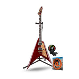 ESP LTD KH-V Kirk Hammett Signature Electric Guitar Red Sparkle with Accessories