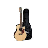 Takamine GN71CE-NAT Nex Cutaway Acoustic-Electric Guitar, Natural with Gig Bag