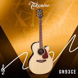 Takamine GN93CE-NAT Nex Cutaway Acoustic-Electric Guitar, Natural with Gig Bag