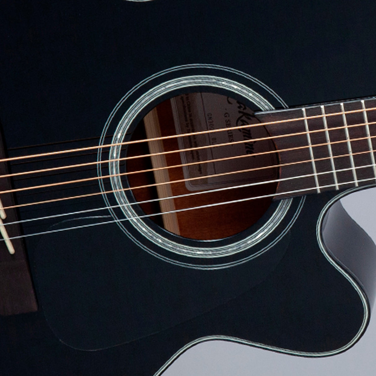 Takamine G Series GN30CE NEX Acoustic-Electric Guitar Black with stand and tuner