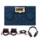 AlphaTheta Omnis Duo All-In-One Portable DJ System (Out of the Blue) Bundle
