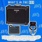 BOSS Katana Gen 3 50W 1x12-Inch Combo Guitar Amplifier Bundle