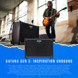 BOSS KTN-212-3 Katana Gen 3 100W 2x12 Inch Combo Guitar Amplifier Bundle