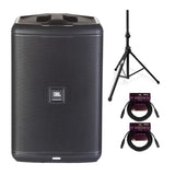 JBL EON ONE Compact PA Speaker Bundle with Knox Gear Tripod Stand and XLR Cables
