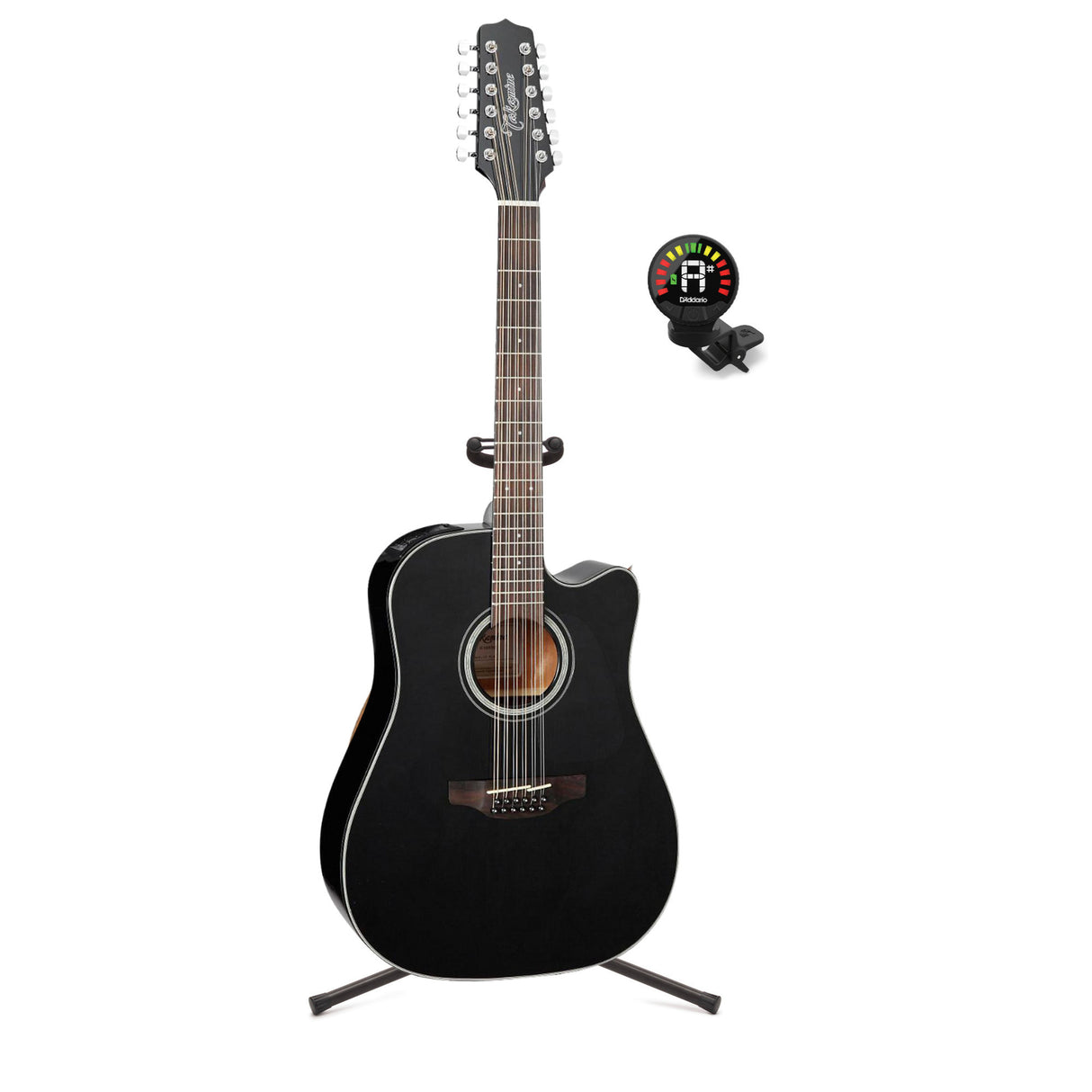 Takamine GD30CE 12 12 String Right Hand Acoustic Electric Guitar Bundle
