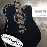 Takamine GD30CE 12 12 String Right Hand Acoustic Electric Guitar Bundle