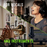 Shure SM4 Studio Recording Microphone, XLR Home Studio Condenser Mic