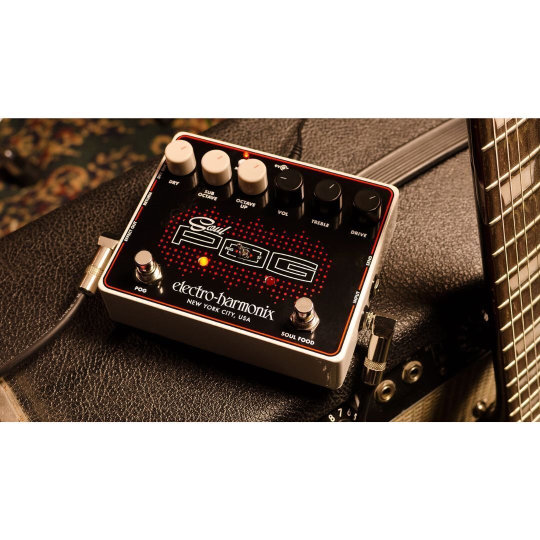 Electro-Harmonix Soul POG Overdrive/Octave Multi-Effects Guitar Pedal