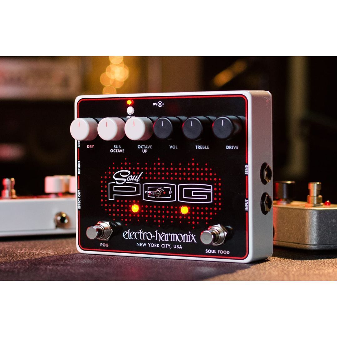 Electro-Harmonix Soul POG Overdrive/Octave Multi-Effects Guitar Pedal (Open Box)