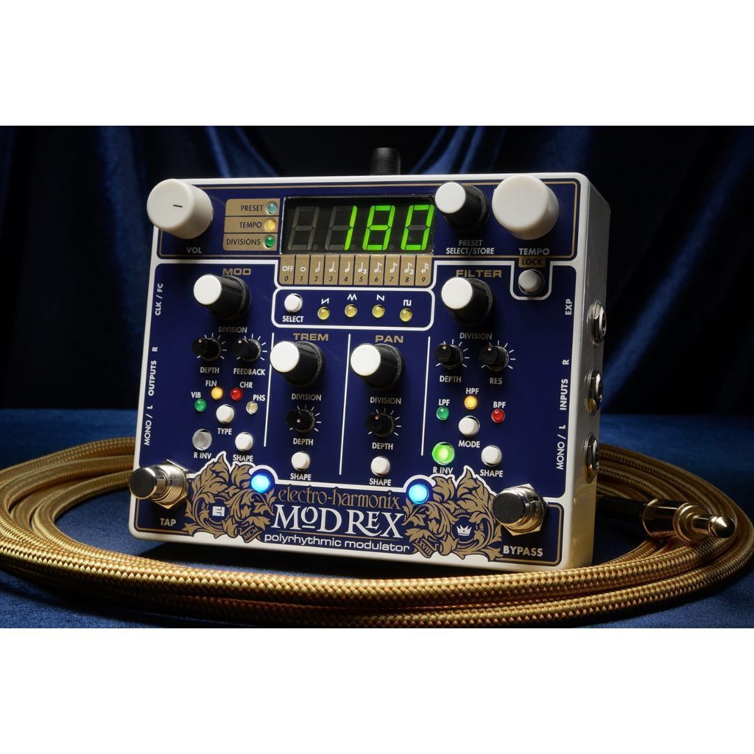 Electro-Harmonix Mod Rex Polyrhythmic Modulator Guitar Pedal