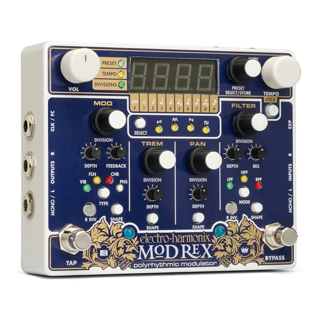 Electro-Harmonix Mod Rex Polyrhythmic Modulator Guitar Pedal