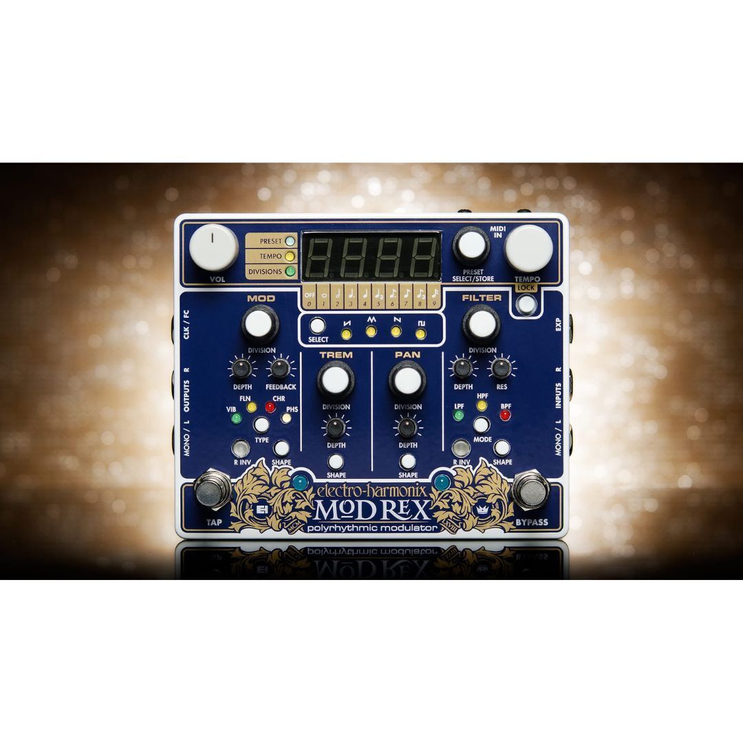 Electro-Harmonix Mod Rex Polyrhythmic Modulator Guitar Pedal