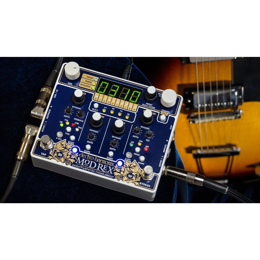 Electro-Harmonix Mod Rex Polyrhythmic Modulator Guitar Pedal