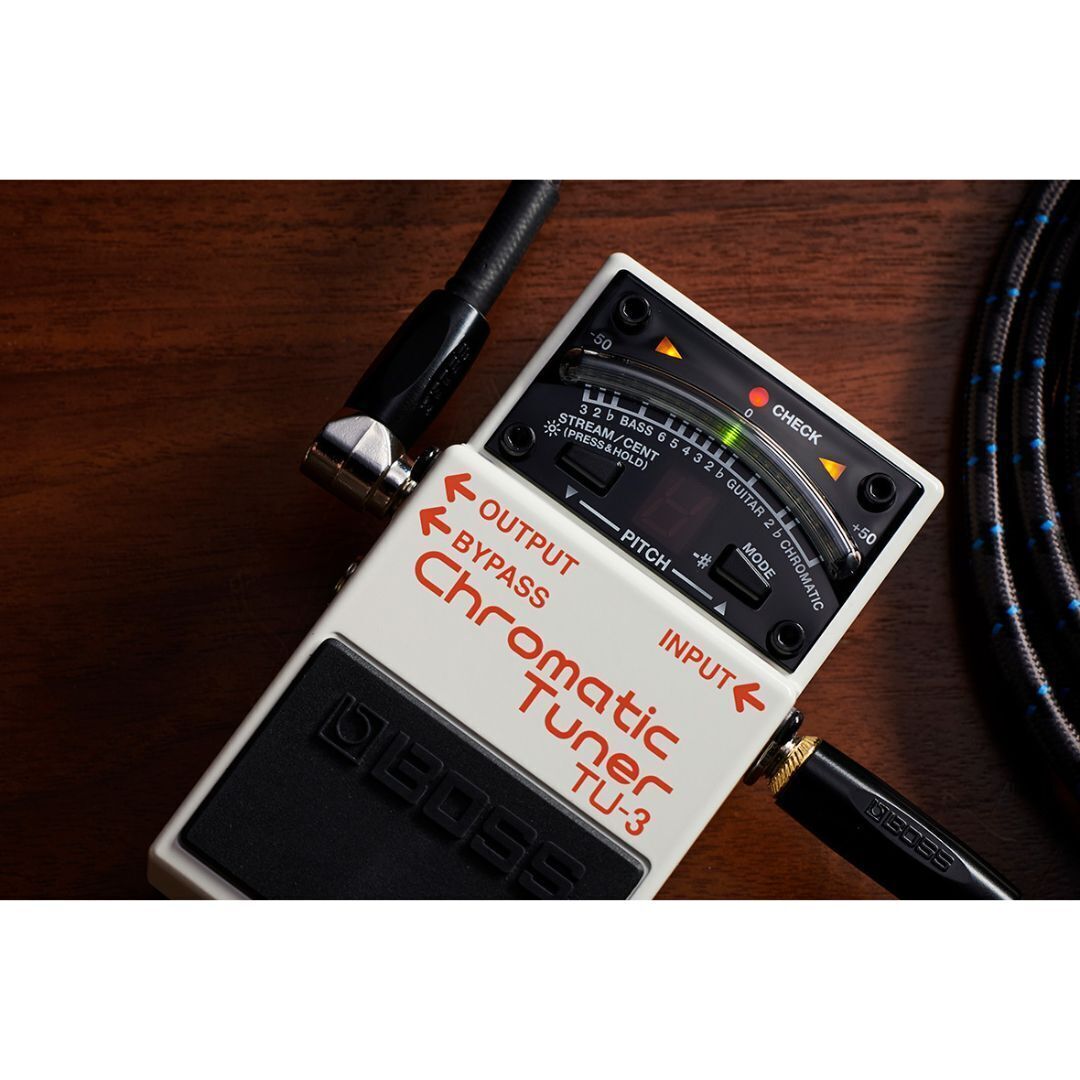 Boss TU-3 Chromatic Tuner Pedal with Bypass