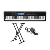 Novation Launchkey MK3 88-Key Ableton Keyboard Controller, Stand and Pedal