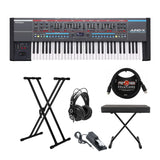 Roland Juno-X Programmable Polyphonic Keyboard Synthesizer with Accessories