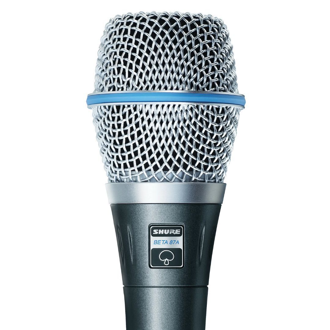 Shure BETA 87C Studio Grade Vocal Microphone with Built-in Pop Filter