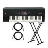 Korg NAUTILUS 61-Key Workstation Synthesizer with Stand and Cable (2-Pack)