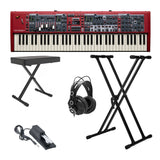 Nord Stage 4 Compact 73-Key Keyboard with Stand, Bench, Headphones and Pedal