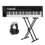 Novation Launchkey MK3 61-Key USB MIDI Controller Bundle with Headphones & Stand