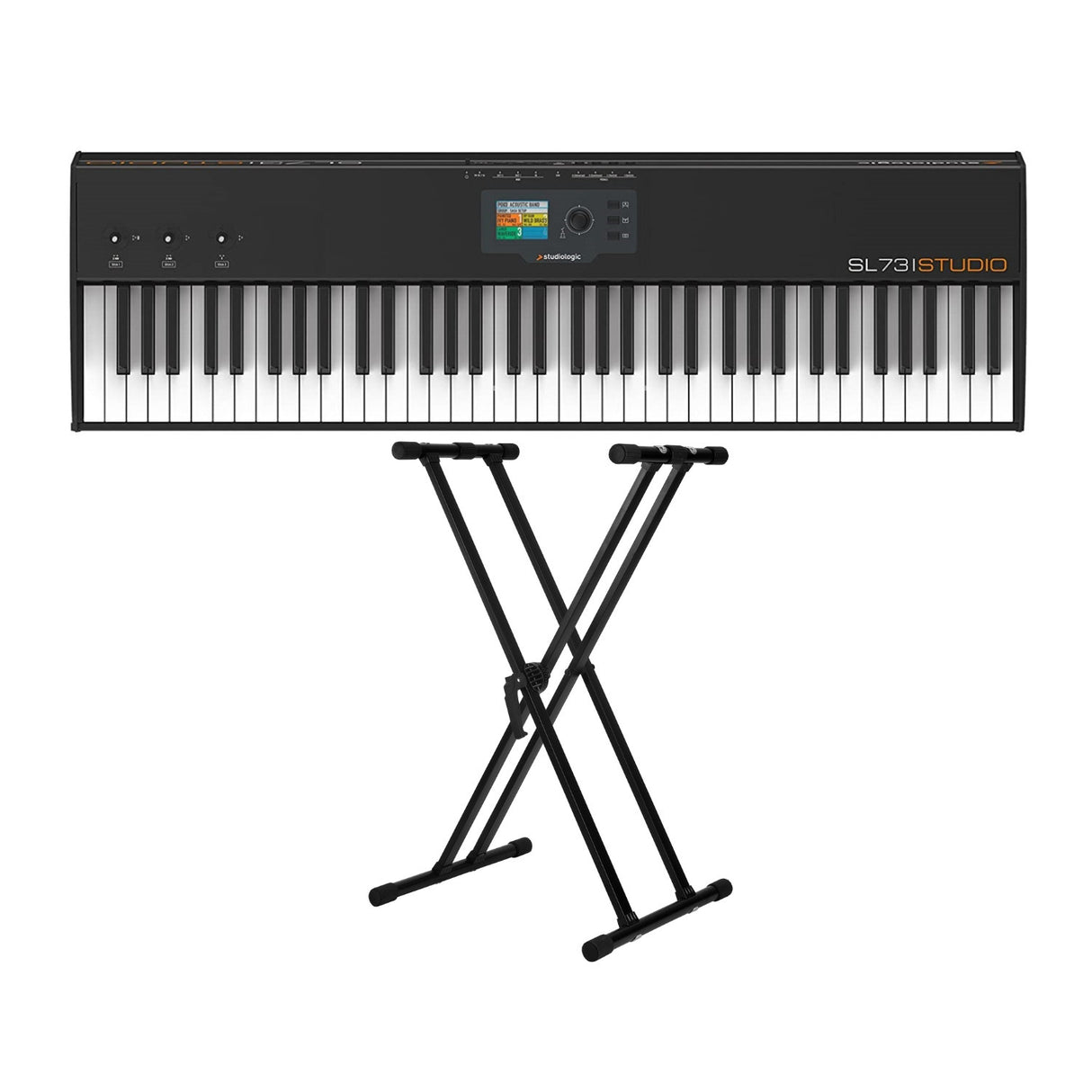 Studiologic SL73 Studio Keyboard Controller Bundle with Keyboard Stand and Pedal