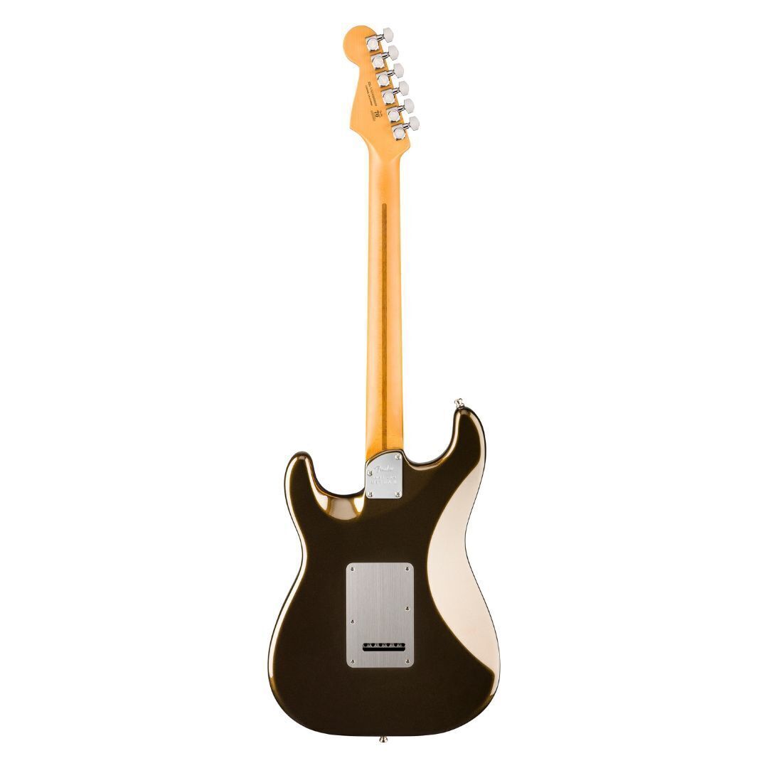 Fender American Ultra II Stratocaster HSS, Ebony Fingerboard, Texas Tea