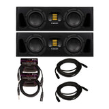 ADAM Audio A44H Powered Two-Way Midfield Studio Monitor (2-Pack) Bundle