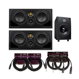 Adam Audio Sub12 12 Inch Powered Studio Subwoofer with Powered Monitor Bundle