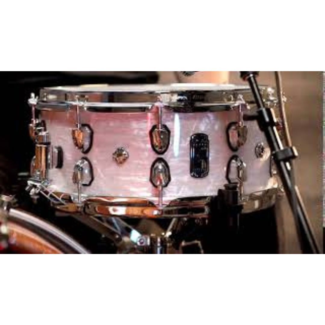 Mapex Black Panther Heritage Snare Drum - 6 x 14-inch - White Strata
