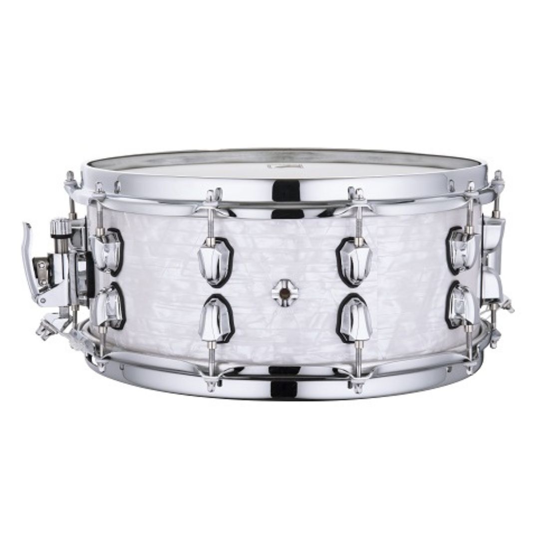 Mapex Black Panther Heritage Snare Drum - 6 x 14-inch - White Strata