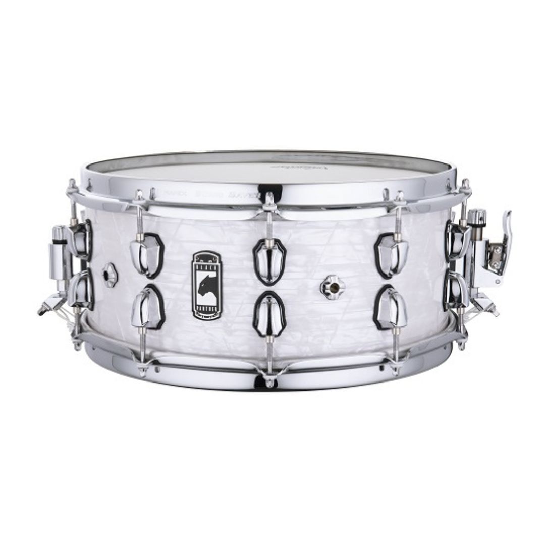 Mapex Black Panther Heritage Snare Drum - 6 x 14-inch - White Strata