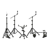 Mapex HP8005EB-DP Armory 5-Piece Hardware Pack with Double-Braced Stands (Black Plated)