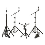 Mapex HP8005EB Armory 5-Piece Hardware Pack with Double-Braced Stands (Black Plated)