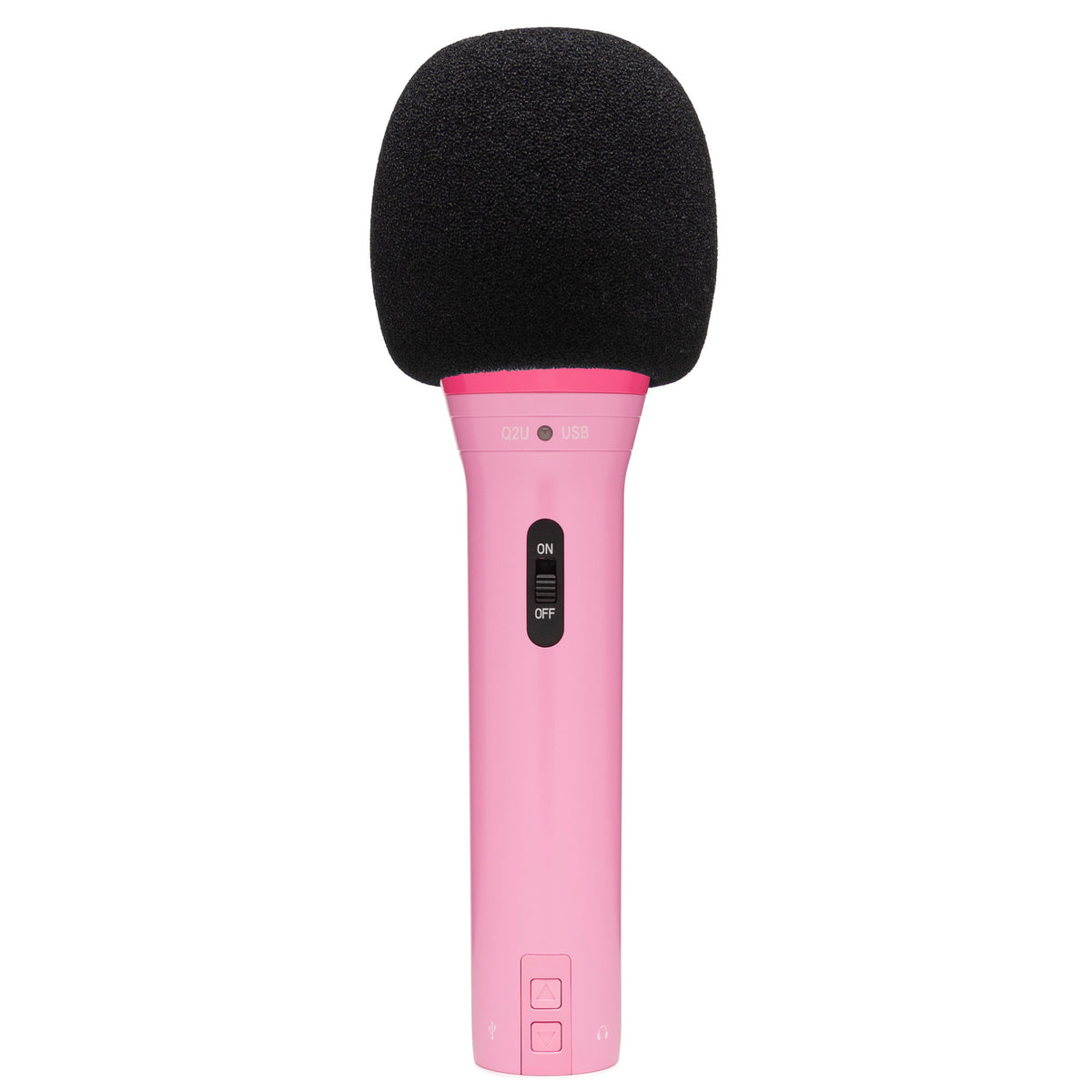 Samson Q2U Handheld Dynamic USB Microphone Recording and Podcasting Pack (Pink) (Open Box)