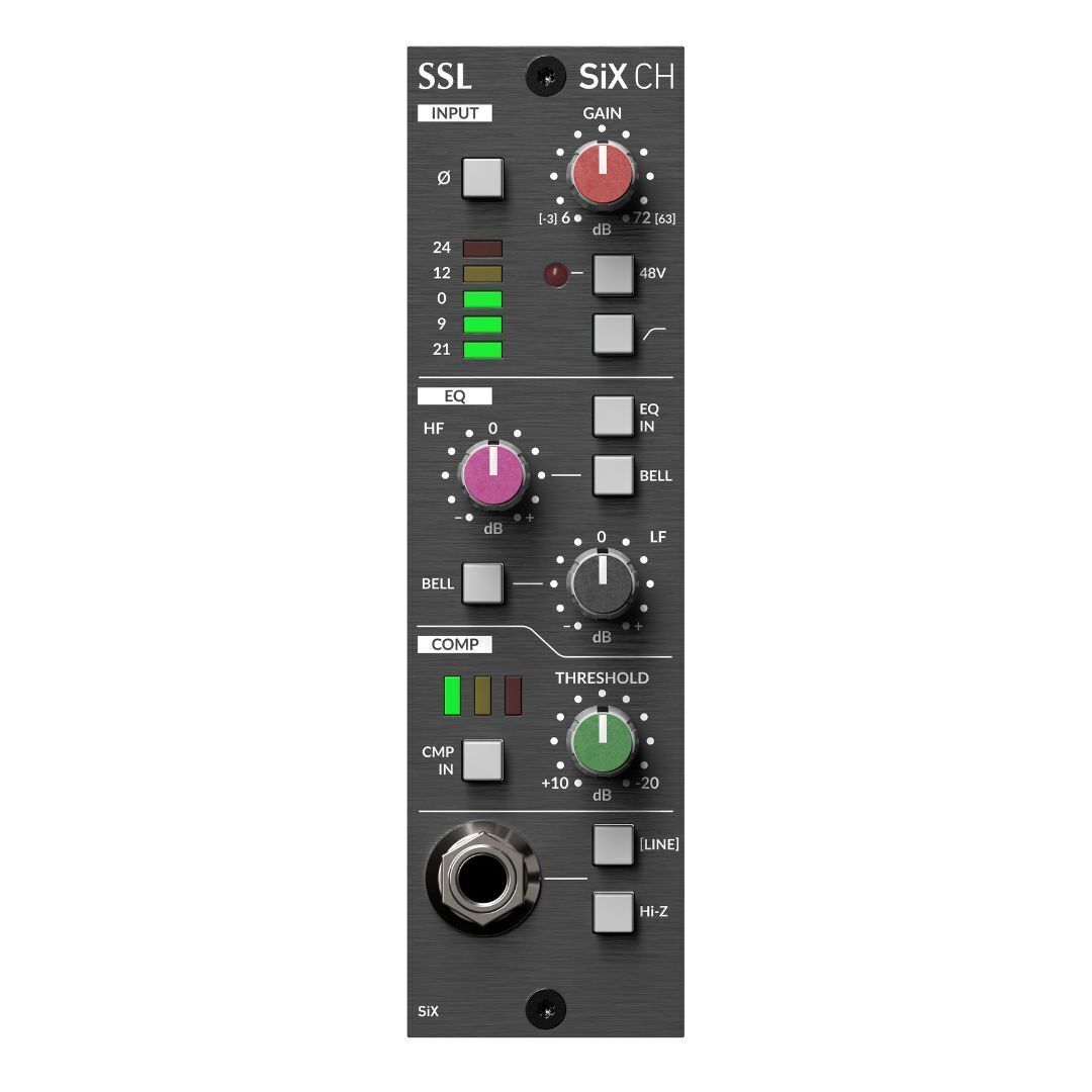 Solid State Logic SiX Channel 500 Series Channel Strip