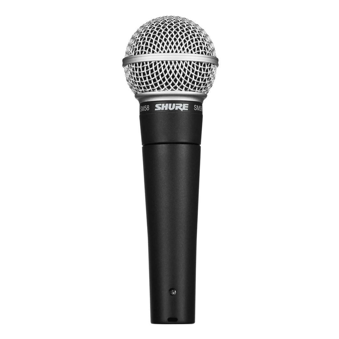 Shure SM58-CN Cardioid Dynamic Vocal Microphone with 25' XLR, Shock mount Bundle