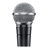 Shure SM58-CN Cardioid Dynamic Vocal Microphone with 25' XLR, Shock mount Bundle