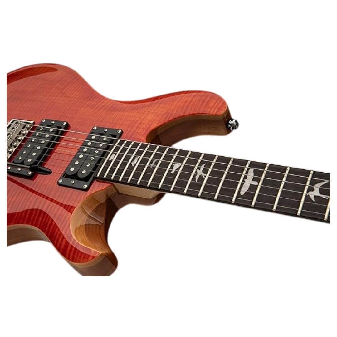 PRS SE CE24 Electric Guitar - Blood Orange, Maple Top