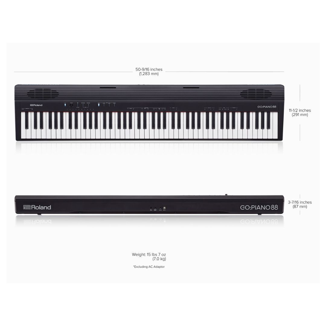 Roland GO:Piano, 88-Key Digital Piano (GO-88P), 88Keys