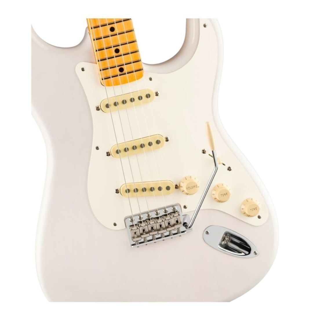 Fender Eric Johnson Stratocaster Guitar, Maple Fretboard - White Blonde